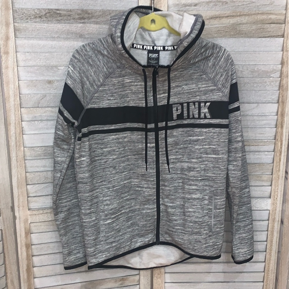 EUC Victoria Secret Pink Zip Up Hoodie